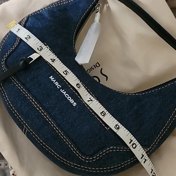 Marc Jacobs Navy Denim Hobo Bag - Picture 7 of 10